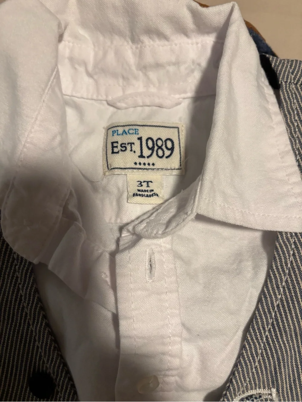Boys Three Piece Outfit 3t Pin Stripe Best Pants White Long Sleeve Shirt - Picture 6 of 7